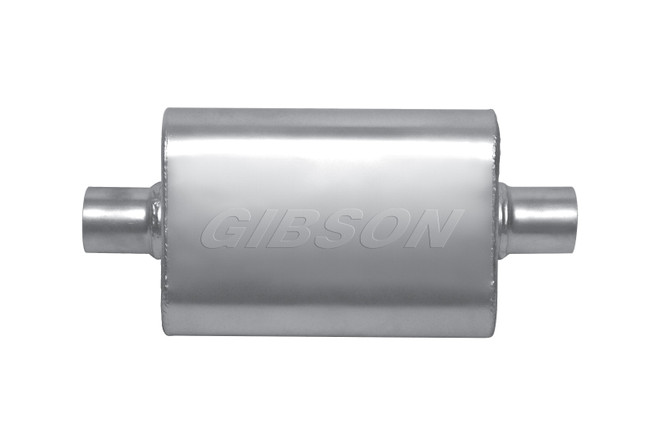 Gibson Exhaust Stainless Steel Muffler 2.5In Center/Center Bm0107