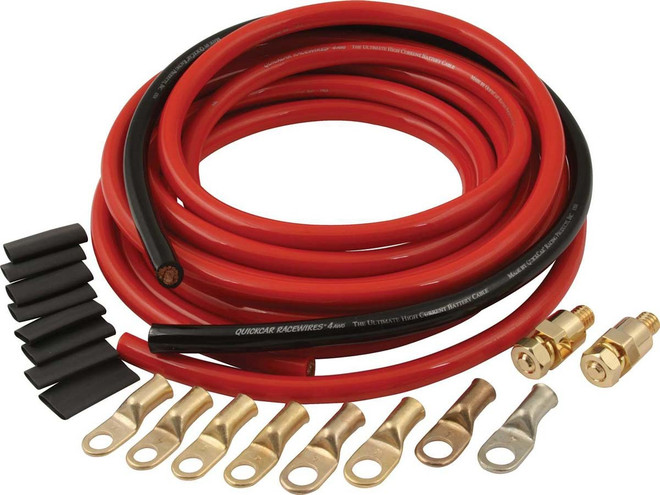 Quickcar Racing Products Battery Cable Kit 2 Gauge Side Mt 57-011