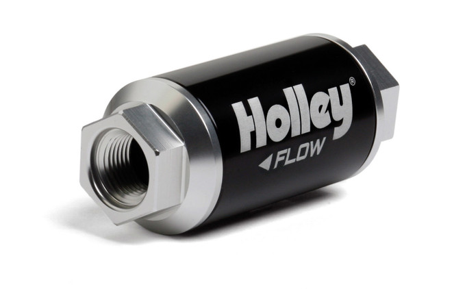 Holley Billet Hp Fuel Filter - 3/8Npt 100-Micron 100Gph 162-551