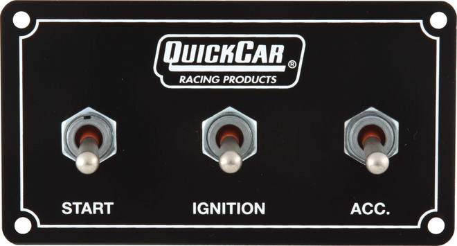 Quickcar Racing Products Extreme Ing Panel For Dual Harness 50-711