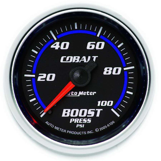 Autometer 2-1/16In C/S Boost Gauge 0-100Psi 6106