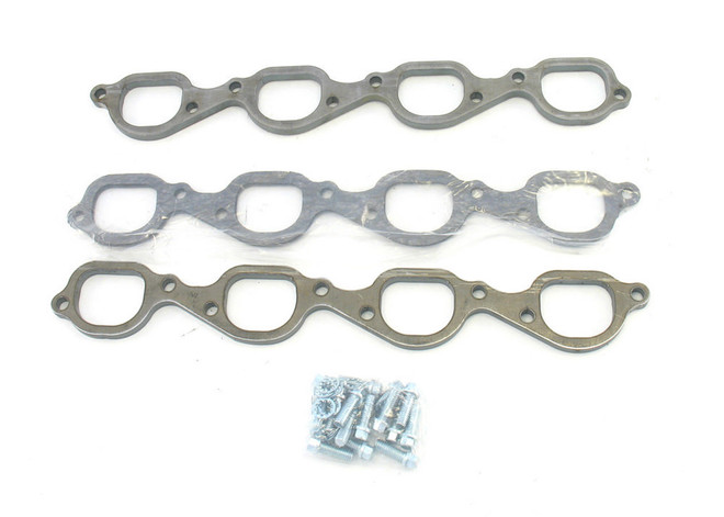 Patriot Exhaust Header Flange Kit - Bbc 3/8 Thick H7898