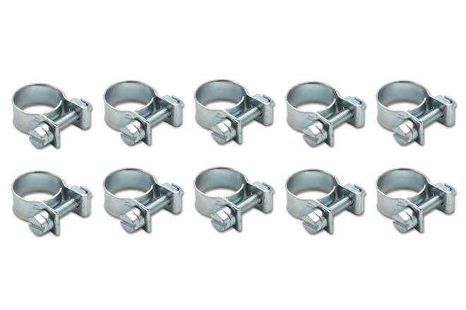 Vibrant Performance Fuel Injector Style Mini Hose Clamps: 7Mm-9Mm 12230