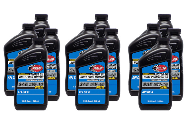 Redline Oil Pro-Series 5W40 Oil Case 12 X 1 Quart Diesel 12714 Case/12