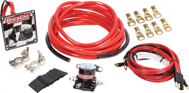 Quickcar Racing Products Wiring Kit 4 Gauge W/O Disconnect W/50-102 Ign 50-236