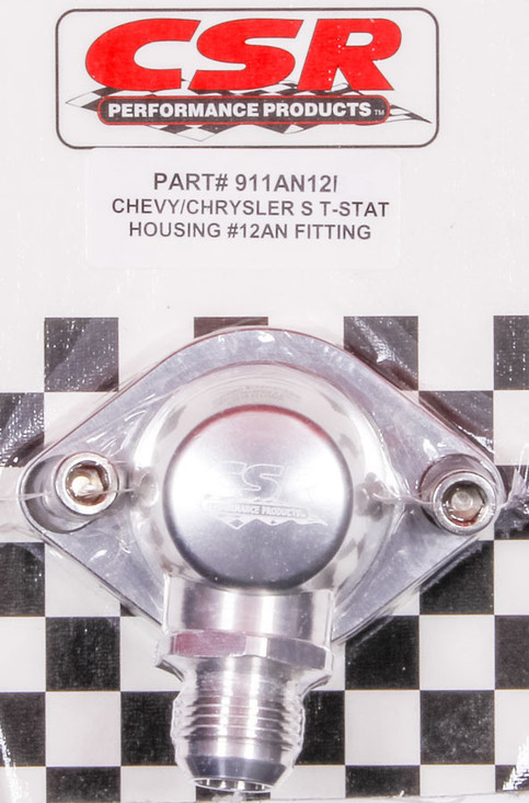 Csr Performance Chevy Swivel Thermostat Housing - Clear 911An12C