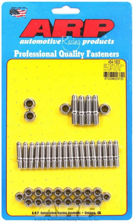 Arp Sbf S/S Oil Pan Stud Kit 12Pt. 454-1903