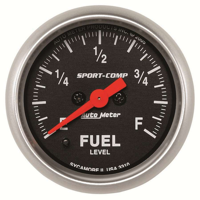 Autometer 2-1/16In S/C Fuel Level Gauge 3310