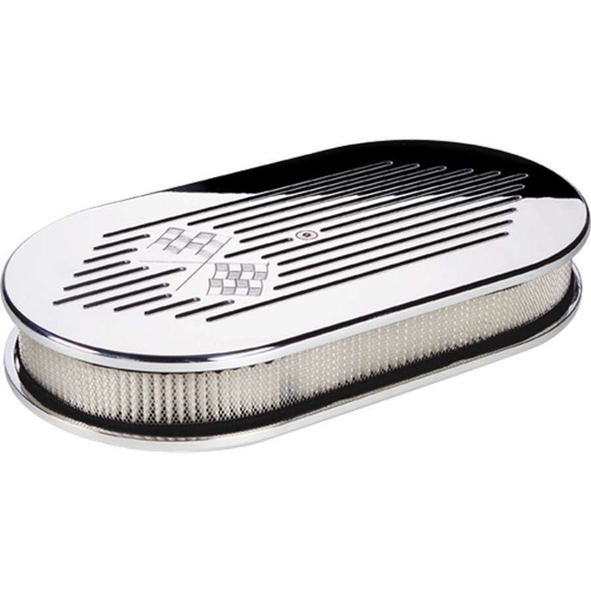 Billet Specialties Large Oval Flag Air Clea 15427 Billet Specialties Large Oval Flag Air Clea 15427