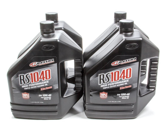 Maxima Racing Oils 10W40 Synthetic Oil Case 4X1 Gallon Rs1040 39-169128
