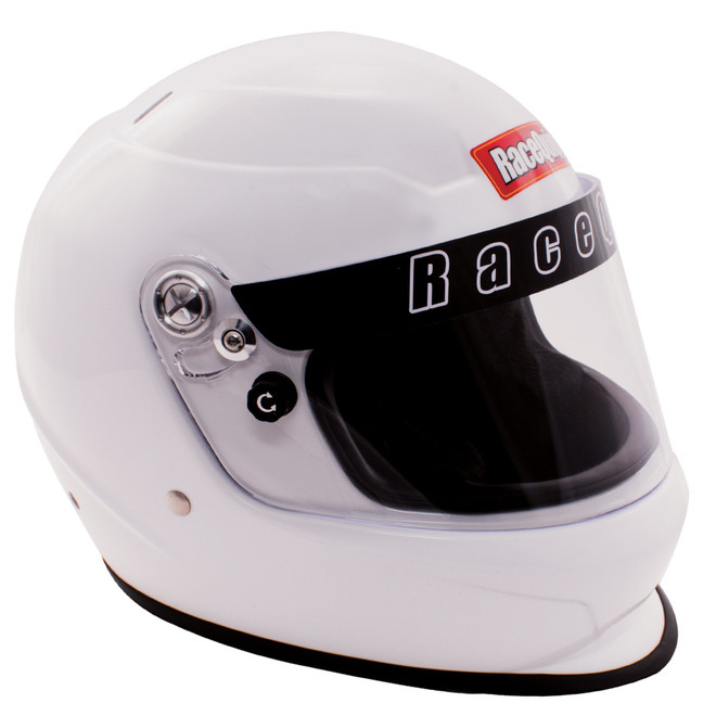 Racequip Helmet Pro Youth Gloss White Sfi24.1 2020 2261196 Racequip Helmet Pro Youth Gloss White Sfi24.1 2020 2261196