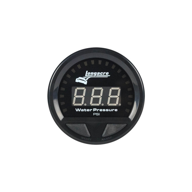 Longacre Waterproof Led Water Pressure Gauge 0-60Psi 52-46864