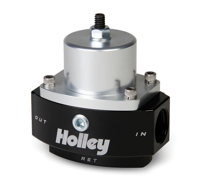 Holley Hp Billet Fuel Press. Regulator W/Bypass 12-845 Holley Hp Billet Fuel Press. Regulator W/Bypass 12-845