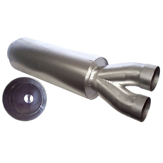 Howe Muffler Y-Pipe 3.0In Inlet X 5In Outlet H3100 Howe Muffler Y-Pipe 3.0In Inlet X 5In Outlet H3100