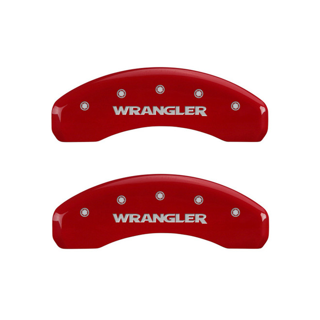 Mgp Caliper Cover 07-   Wrangler Caliper Covers Red 42007Swrgrd