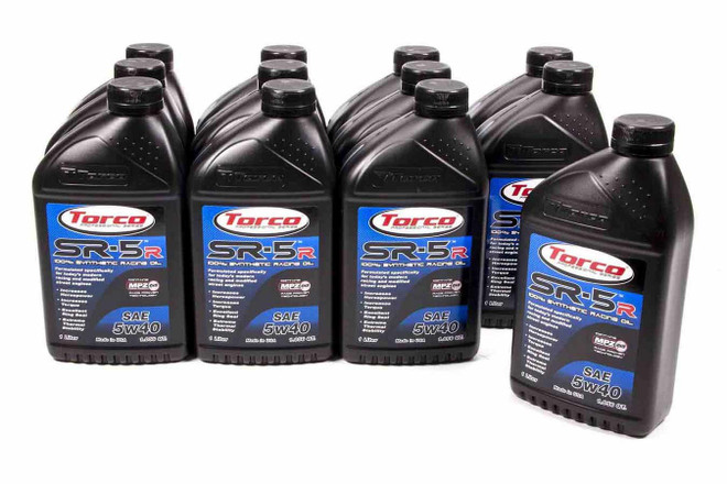 Torco Sr-5 Synthetic Oil 5W40 Case/12-1 Liter A150540C Torco Sr-5 Synthetic Oil 5W40 Case/12-1 Liter A150540C