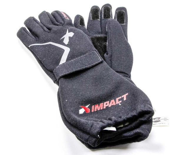 Impact Racing Redline Glove Large Black 37500510 Impact Racing Redline Glove Large Black 37500510