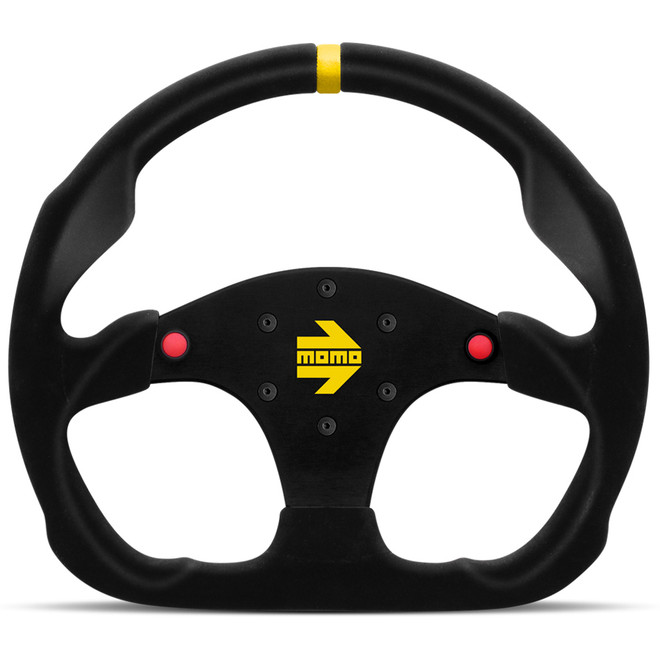 Momo Automotive Accessories Mod 30 Steering Wheel Black Suede W/Buttons R1960/32Shb