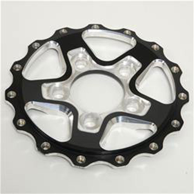 Weld Racing Aluma Star 2.0 5X 4.75 Rear Center Black P613B-88 B