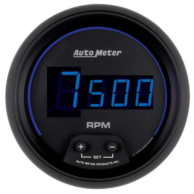 Autometer 3-3/8 Cobalt Digital In-Dash Tach - Black 6997