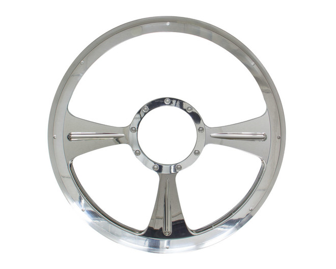Billet Specialties Gtx01 Half Wrap Steering Wheel 30935 Billet Specialties Gtx01 Half Wrap Steering Wheel 30935