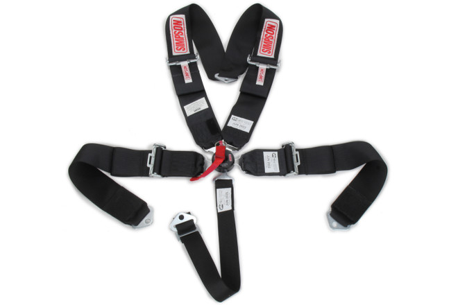 Simpson Safety 5 Pt Harness System Cl P/D B/I 55In 29108Bk