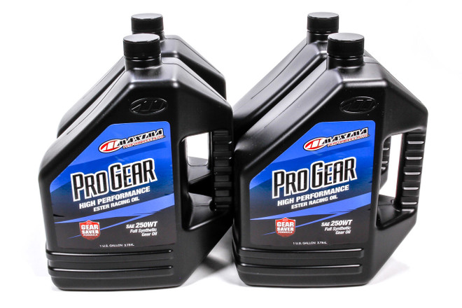 Maxima Racing Oils 250W Pro Gear Oil Case 4X1 Gallon 49-479128