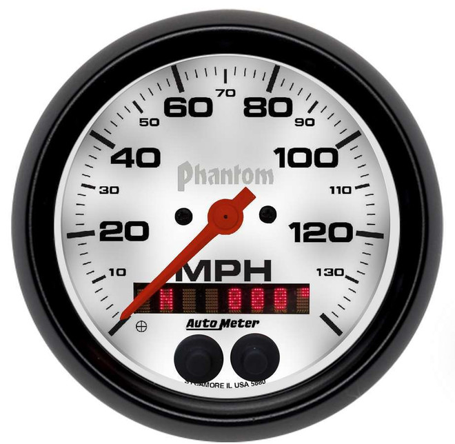 Autometer 3-3/8 Phantom Gps Speedo W/Rally-Nav Display 5880 Autometer 3-3/8 Phantom Gps Speedo W/Rally-Nav Display 5880