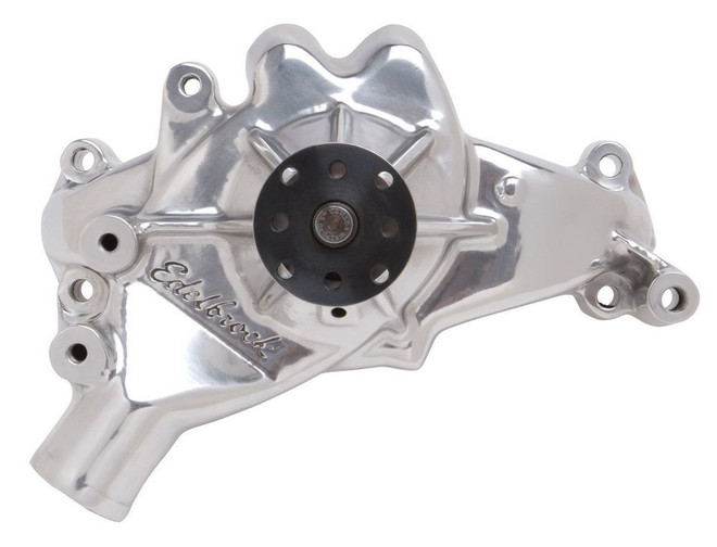 Edelbrock Bbc Water Pump - Long  Polished 8861