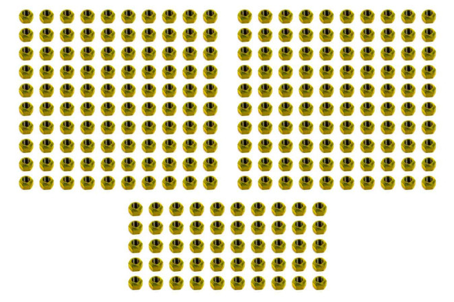 Kluhsman Racing Products Lugnut 250Pk 5/8-18 Steel Single Coated Krc-8208X