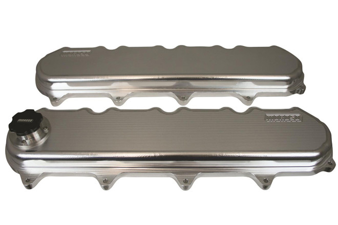 Moroso Gm Lt1/Lt4 Billet Valve Cover Set W/Oil Fill 68495