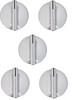 5 Pcs Knob Compatible with Jenn-Air Whirlpool Maytag Range WP74010839