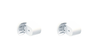 Handle Support White Compatible with GE Microwave WB06X10943 ( 2 - Pack )