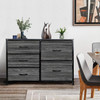 5 Drawer Dresser Storage Organizer Chest Tower Bedroom Living Room Closet Black