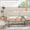 Wood Coffee Table Strong Frame Living Room Dining Room