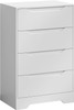 4 Drawers Chest Dresser Storage Tower Organizer for Bedroom Hallway Nursery