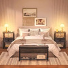 Nightstand Bedside Table Drawers with Charging Station and USB Ports