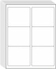 6000 Premium Address Shipping Labels 3 1/3" x 4" For Laser Inkjet Printers 6-up