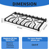 Range Side Burner Grate Compatible with GE Range WB31X27151