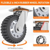 Folding Hand Truck Dolly Cart  Wheels Cart Trolley Moving 2000 lbs