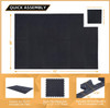 24pc Puzzle Exercise Mat w/ EVA Foam Interlocking Tiles GYM Home