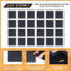 48pc Puzzle Exercise Mat w/ EVA Foam Interlocking Tiles GYM Home