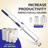 Stretch Film Dispenser Pole Holder Fits Rolls 2" to 3" Diameter Cores & Lengths from 12" to 24"