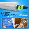 15" x 900FT 80 Gauge Pallet Wrap Film Stretch Film Shrink Hand Wrap 1 to 4 Rolls