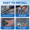 Icemaker Water Valve W10498976 Compatible with Whirlpool Refrigerator W10498976