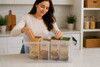 8 Packs Lightweight Stackable Storage Bin 24 Quart Clear Organizer for Home Use