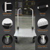Heavy Duty Flatbed Platform Cart Steel Utility Dolly 3000 lb Capacity Truck