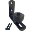 Barn Door Floor Guide - Black Adjustable Stay Roller Compatible with Bottom of Sliding Door