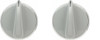 Knob And Clip ( 2 Pieces ) Compatible with GE Dryer WH01X10462