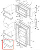 White ( Bottom ) Door Bin Compatible with Frigidaire Refrigerator 240338101
